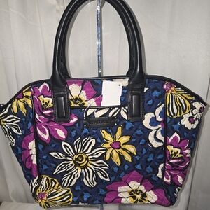 VERA  BRADLEY FLORAL DOME HANDBAG